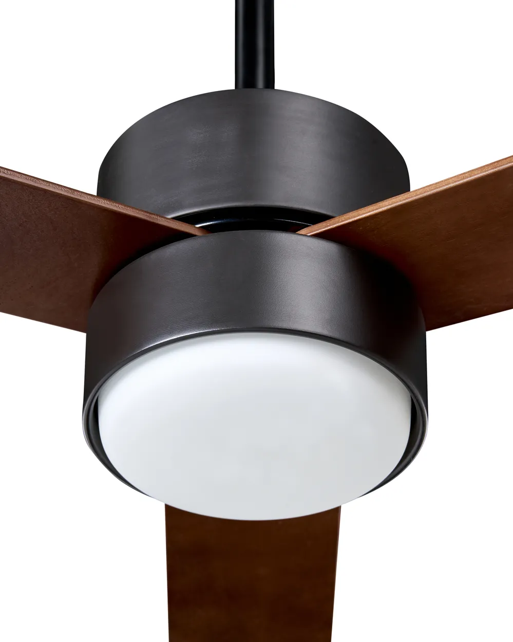 Ventilatore a soffitto con luce JEREMY con telecomando LED Marrone_1032074