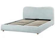 Ottoman Bed BLAGNAC Chenille Light Blue 160 x 200 cm (EU King Size)_971856