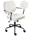 Desk Chair PAWNEE Boucle Off-White