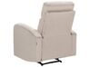 Velvet Manual Recliner Living Room Set Beige VERDAL_921778