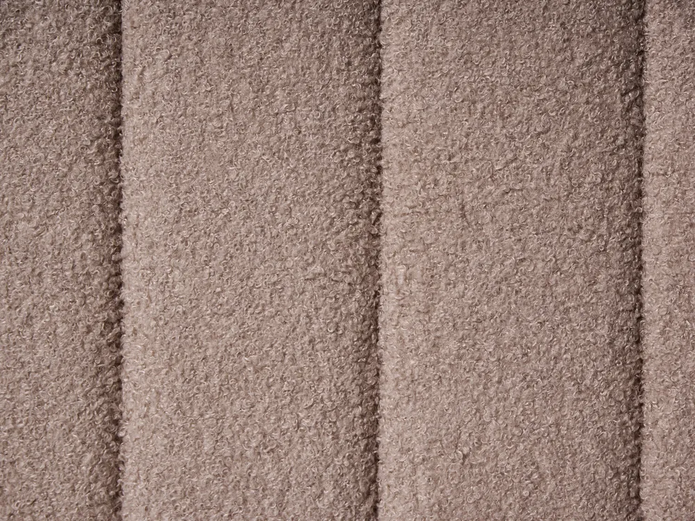 Ottoman Bed LUNAN Boucle Taupe 140 x 200 cm (EU Double)_1048569