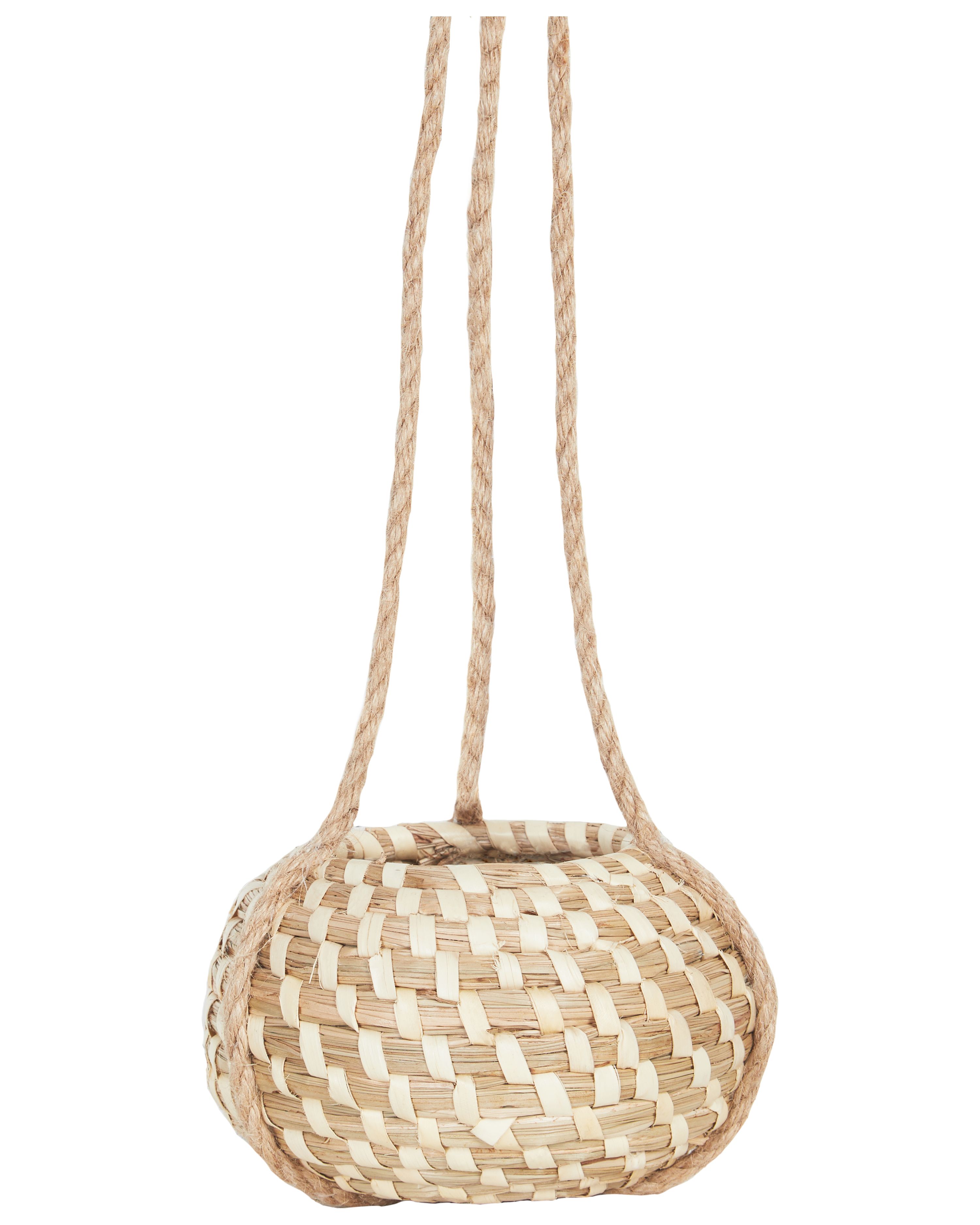Lot De 2 Pots Suspendus En Macramé De Chanvre - Fait Main, Réglables, Pour Plantes D'intérieur Ou D'extérieur - 3