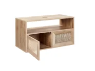 Szafka łazienkowa wisząca pod umywalkę ROSELL 86 cm Jasnobrązowy_952953