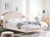 Sametová postel 160 x 200 cm béžová AMBILLOU_857630