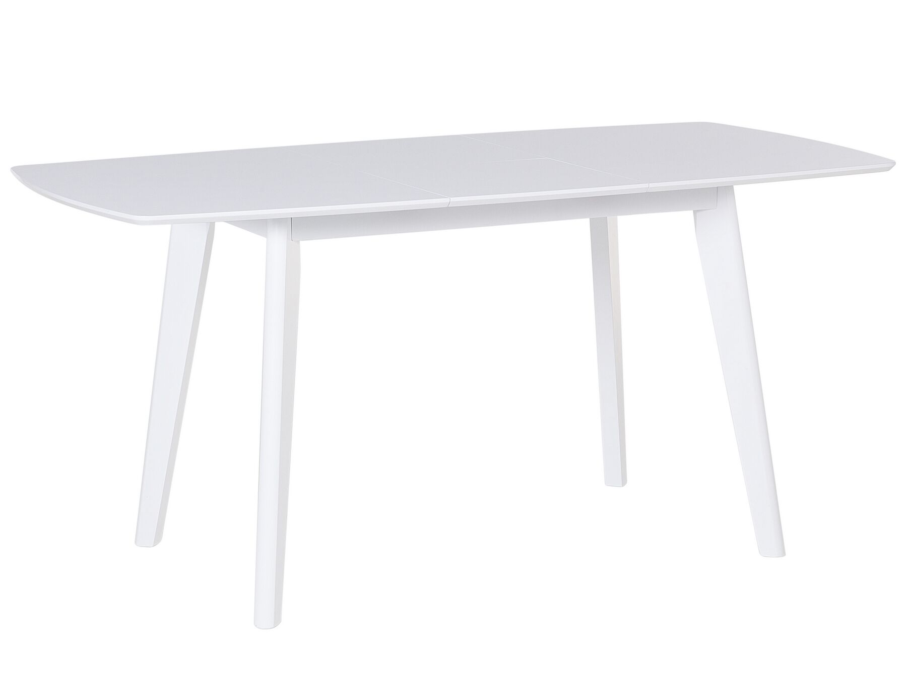Rozkladací jedálenský stôl 120/160 x 80 cm biely SANFORD_763428