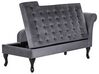 Chaise longue contenitore velluto grigio destra PESSAC_881902