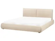 Waterbed Boucle VINAY 180 x 200 cm (EU Super King) Light Beige_969379