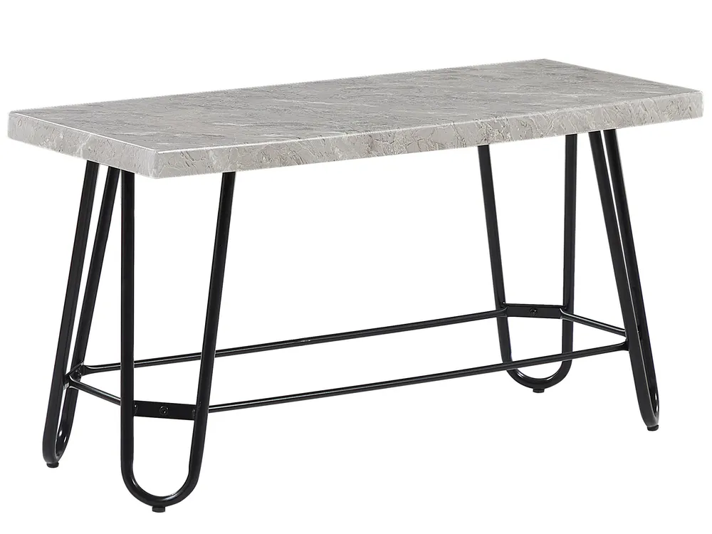 Dining Set KEMPTON Light Grey 4 Seater_773708