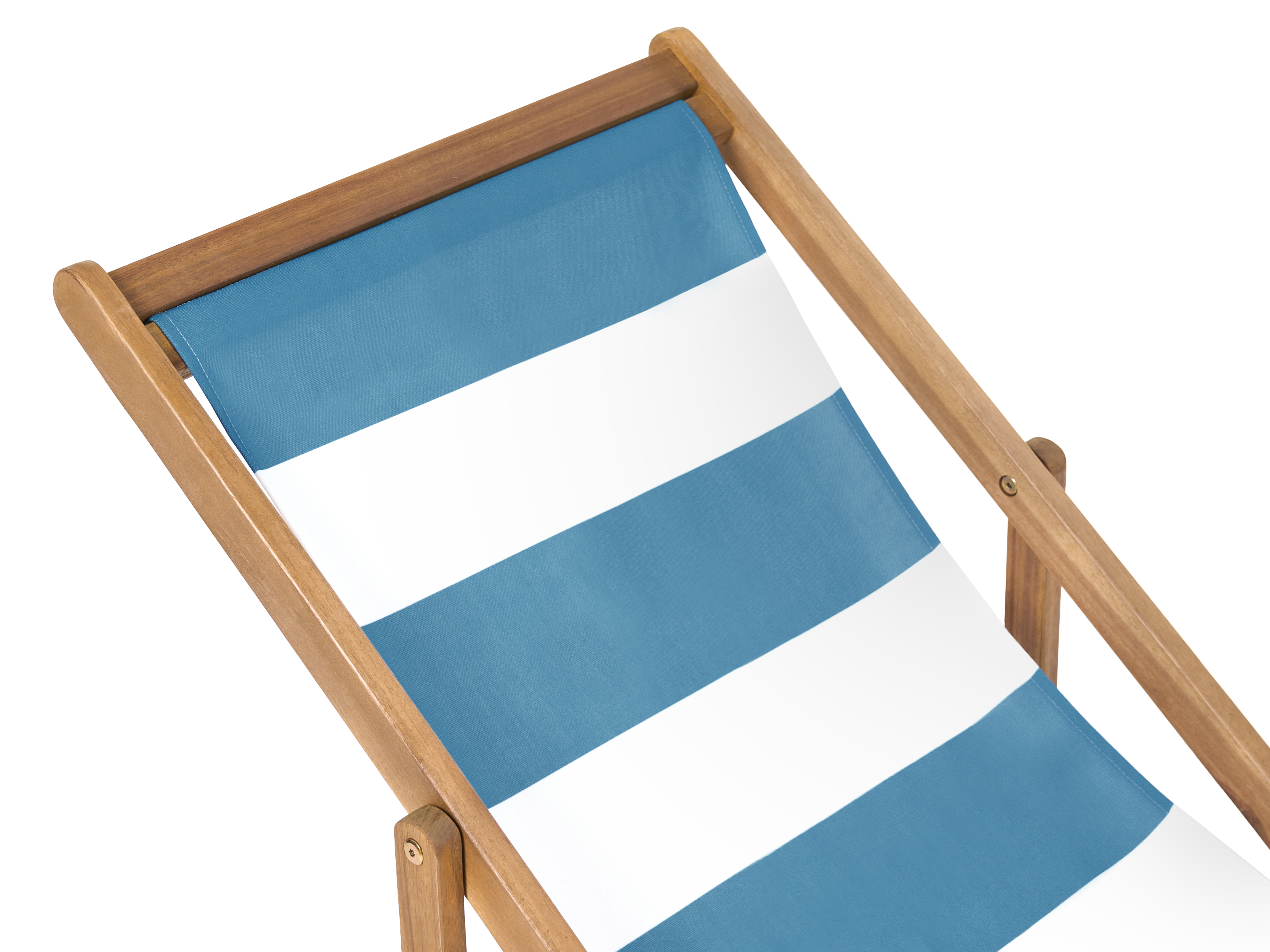 Set of 2 Sun Lounger Replacement Fabrics ANZIO/AVELLINO 113 x 44 cm Turquoise_1073752