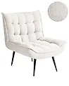 Armchair ALVESTA Boucle White