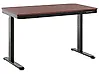 Electric Adjustable Standing Desk KENLY 120 cm x 60 cm with USB Port Dark Brown
