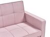 3-Sitzer Schlafsofa pastellrosa GLOMMA_928712