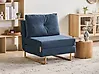 Single Sofa Bed JERSLEV Fabric Blue