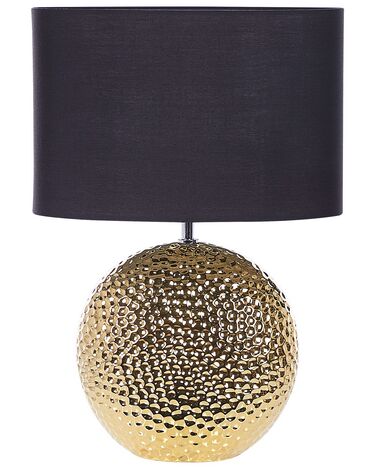 Ceramic Table Lamp Gold NASVA