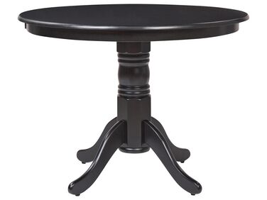 Round Dining Table ⌀ 100 cm Black AKRON