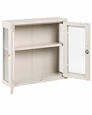 Fali szekrény 60 cm Fém Bézs_1156551