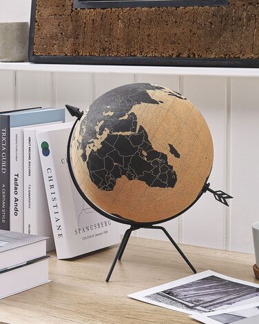 Decorative Globe Cork 35 cm Brown BATTUTA