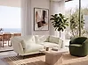 Sofa 3 Seater LENVIK Boucle White