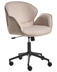 Desk Chair BELMAR Fabric Taupe_1006670