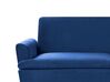 Divano letto 3 posti in velluto blu navy VETTRE_787966