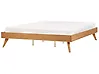 Bed without Headboard BERRIC 180 x 200 cm (EU Super King) Natural Ash Wood