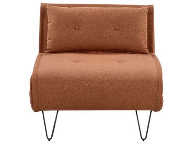 Sofa rozkładana pomarańczowa VESTFOLD