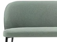 Dining Bench 2 Seater OSBY Fabric Green_929119