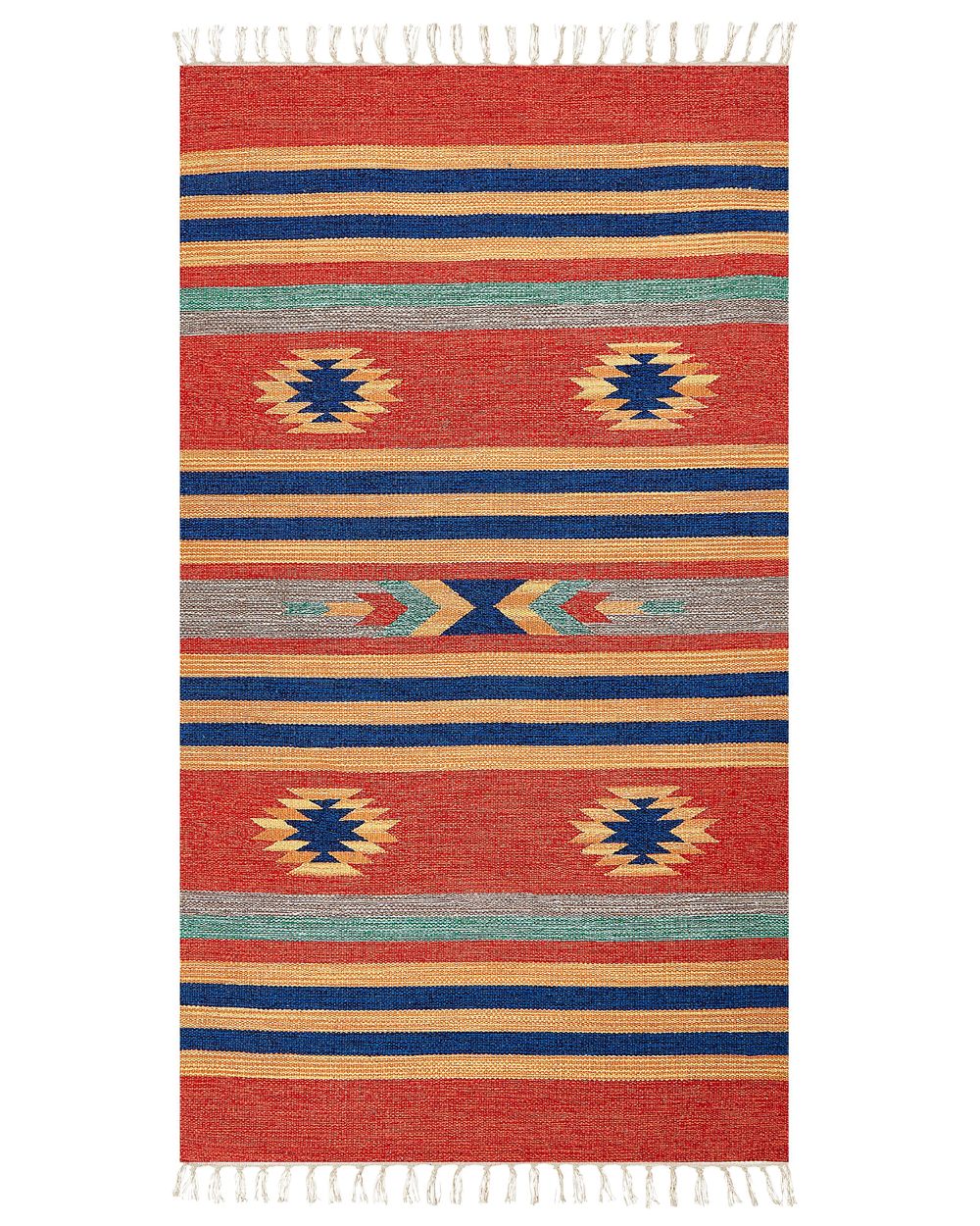 Rug HATIS Multicolour 80 x 150 cm Kilim Cotton