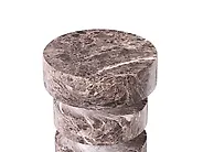 Masă laterală BIVONGI 30 cm 30 cm Maro Marmură_1192774
