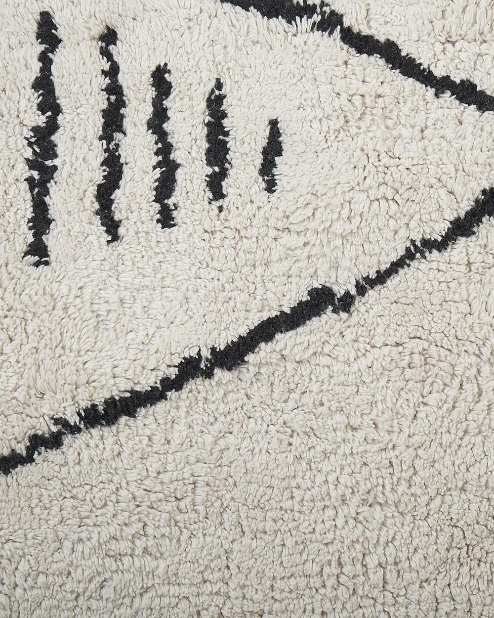 Dywan KEBIR Złamana biel 80 x 150 cm Bawełna_830860
