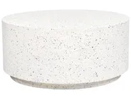 Stolik kawowy TREZZO 90 cm 90 cm Efekt lastryko Złamana biel_873772