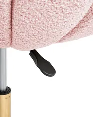 Desk Chair ANNABELLE Boucle Pastel Pink_1000195