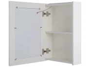Armadio a muro per specchio da bagno LED CONDOR 40 cm 60 cm Bianco_880786