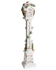Christmas Decoration LED LUMMENE 80 cm Post Lamp White_1028026