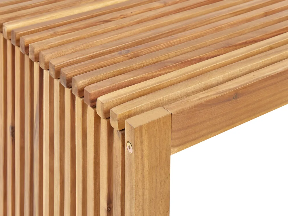 Garden Dining Table BELLANO 70 cm 120 cm Acacia Wood Brown_922068