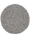 Round Felt Ball Area Rug ø 140 cm Multicolour PENEK _848938