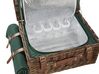 4 Person Wicker Picnic Hamper Brown ECLAIR_863595