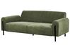 3-istuttava sohva vakosametti oliivinvihreä ASKIM_918469