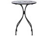 Záhradný kovový stolík ø 60 cm čierny CIVITA_919711