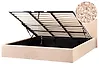 Ottoman Bed ORBEY Boucle Beige 180 x 200 cm (EU Super King)