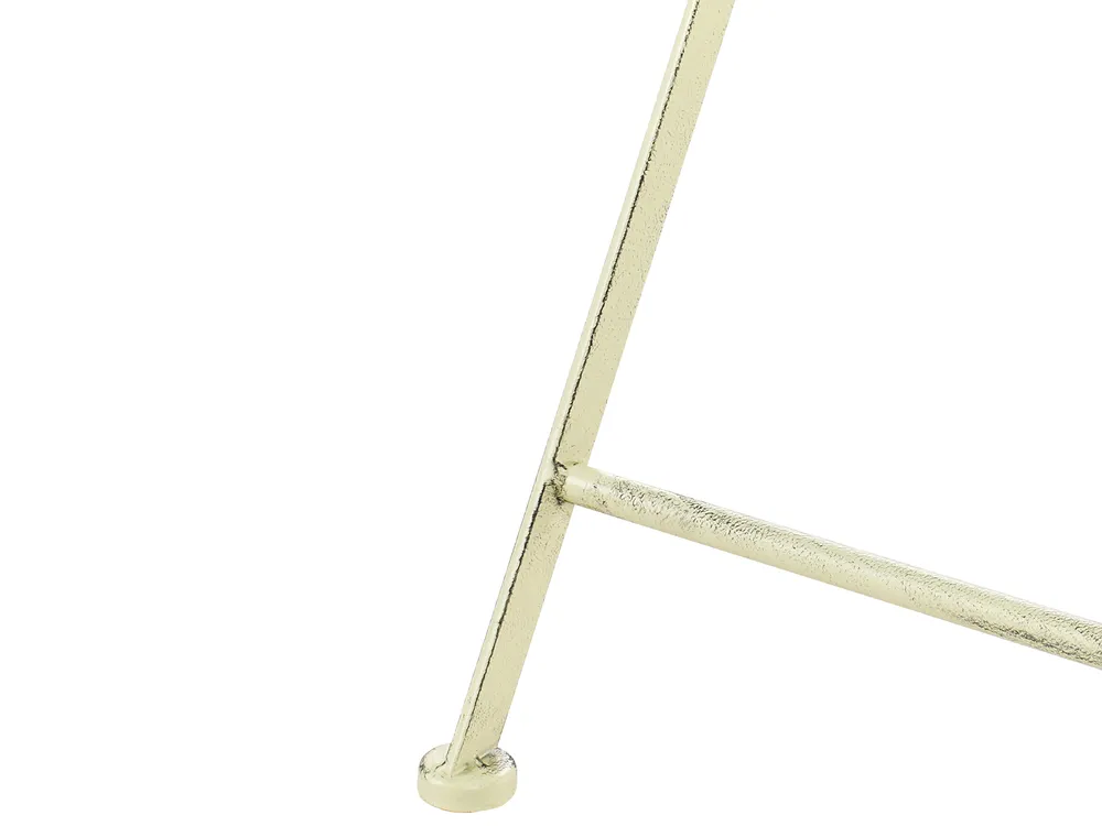 Garden Bar Table BIVIO 60 cm 60 cm Metal Light Green_966469
