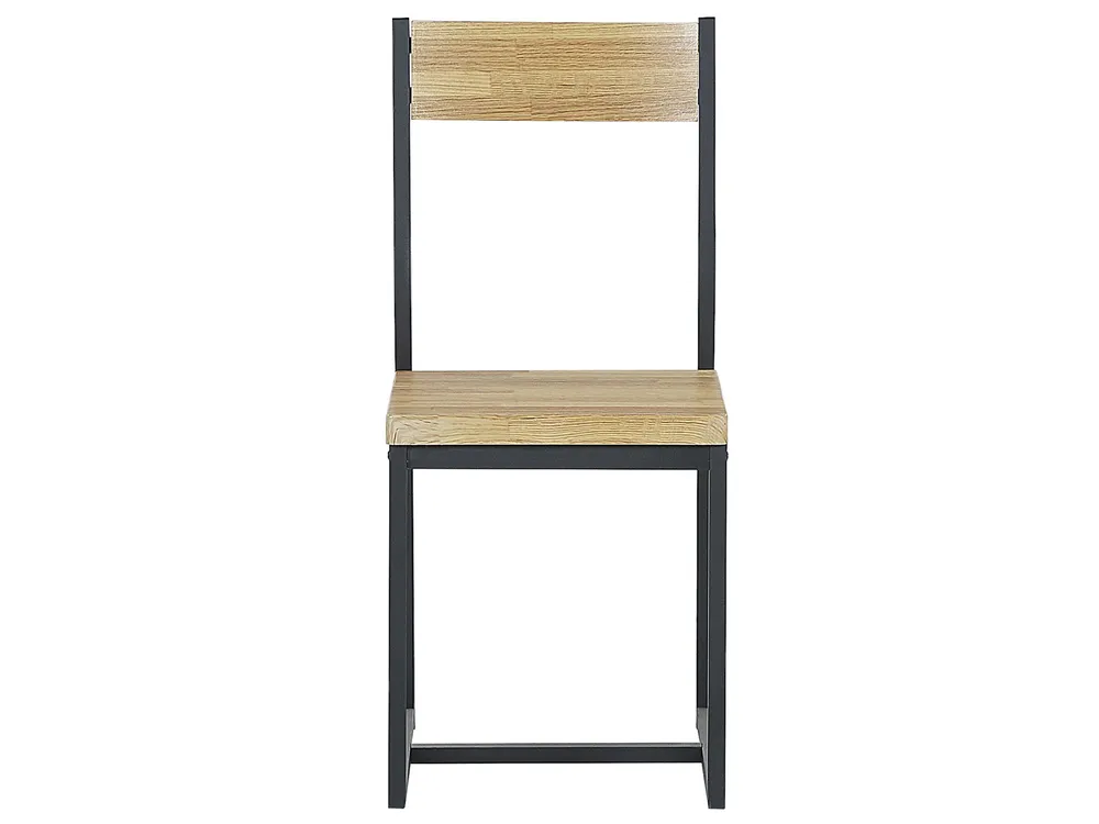 Set da pranzo FLIXTON Marrone chiaro 4 posti_785622