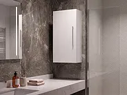 Armario de pared para baño BILBAO 40 cm Blanco_26545