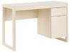 Íróasztal JOHNSON 112 cm 50 cm Világosbézs