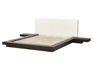 Łóżko LED Boucle ZEN 160 x 200 cm LED Jesion ciemny_931448