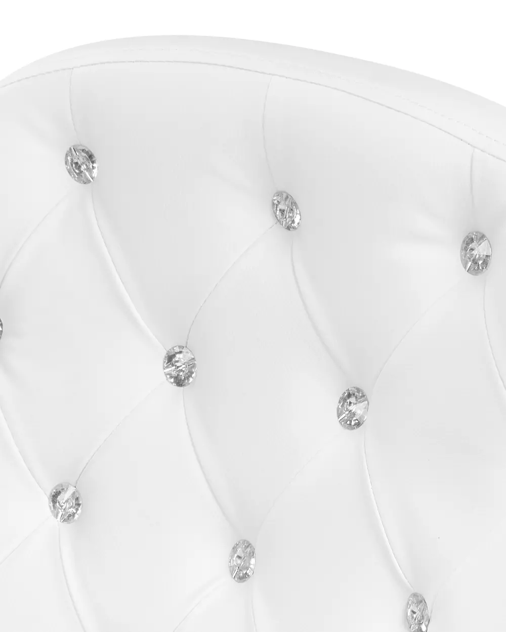 Desk Chair PRINCESS Faux Leather White_855627