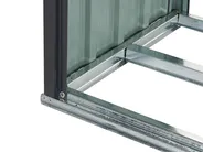 Schowek narzędziowy AOSTA 270 cm 105 cm Metal Czarny_835754