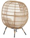 PE Rattan Basket Chair Natural VEROLI_807054