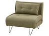 Fabric Sofa Bed Olive Green VESTFOLD_930214