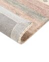 Vlněný koberec gabbeh 140 x 200 cm béžový/hnědý KARLI_856136